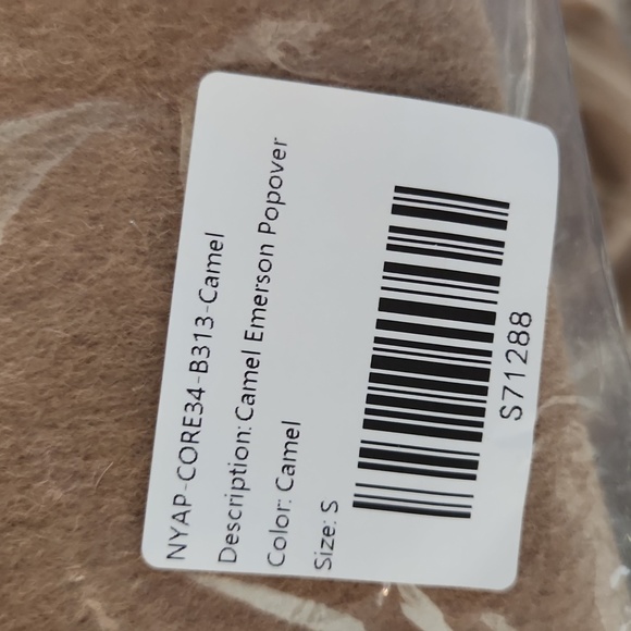 Tuckernuck Camel Emerson Popover Sweater Small - Picture 6 of 9